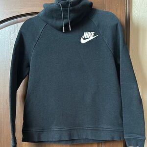 Nike Funnel Neck Black Sweatershirt